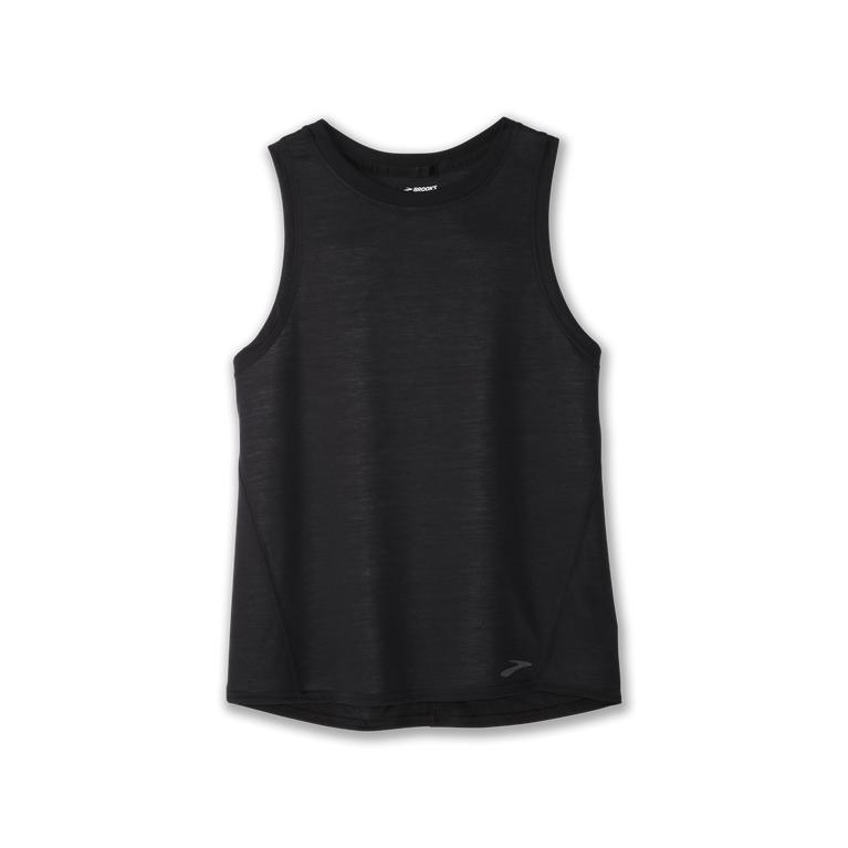 Brooks DISTANCE Running Tank Top Womens Online - Black (TZS294817)